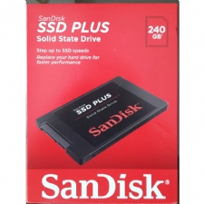 SANDISK PLUS 240 GB 2.5" SATA3 SSD 520/350 (SDSSDA-240G-G25)
