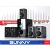 Sunny SN3SS22 Bluetoothlu 5+1 Radyolu /USB/SD/MMC Kart Okuyuculu Ses Sistemi