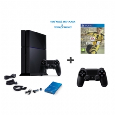 Sony Playstation 4 500 Gb Oyun Konsolu + Fifa 2017 ( Trke ) + 2. Kol