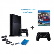 Sony Playstation 4 500 Gb Oyun Konsolu + Pes 2017 ( Trke ) + 2. Kol