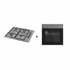 Kumtel 2´li Ankastre Set (KO-A6S2 Gri Ankastre Frn + KO-410 BF Inox Ankastre Ocak)