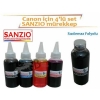Bitmeyen Kartulu Canon iin SANZIO Mrekkep set